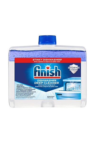 Finish Set of 4 x Finish Dishwasher Cleaner, 250 ml