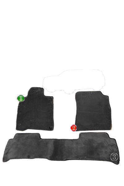 CFT طقم سجاد أرضي فاخر من ثلاث قطع من كاليفورنيا فورمولا-تي، ناعم ورقيق، للسي...