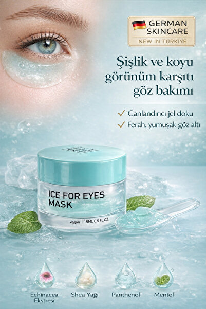 Methode Brigitte Kettner Ice For Eyes Mask 15 ml – Serinletici, Ferahlatıcı G...