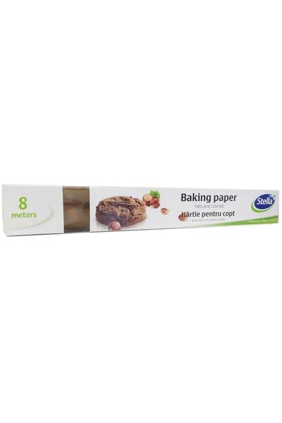 Stella Set of 6 x Stella Baking Paper, 8 m x 38 cm