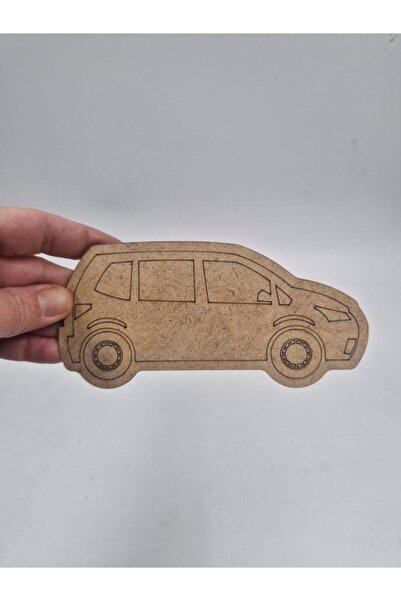 Mu Art Ahşap 10 Pieces Wooden Painting Car School DIY Activity Activity Art 1...