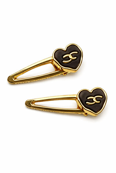 sulyra Chnl Cc Heart Clip Bitter Coffee Buckle