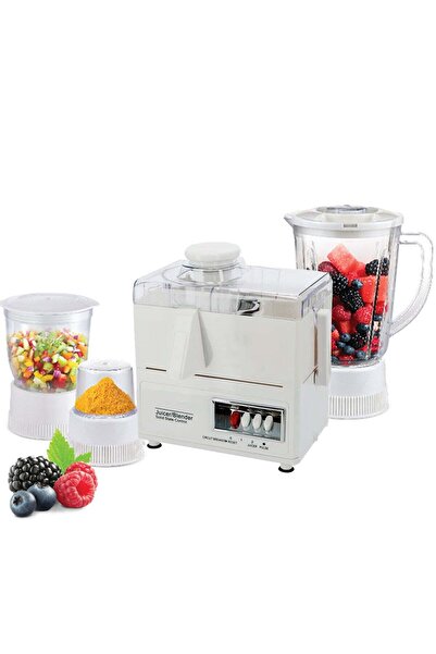 Rivora عصارة 4 في 1، محضرة طعام، خلاط، مفرمة، مطحنة، سعة 1.6 لتر، 400 واط