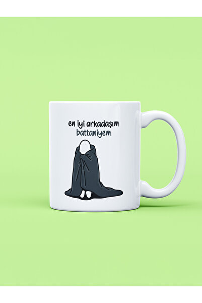 Hayali Şeyler My Best Friend Blanket Humor Mug Cup