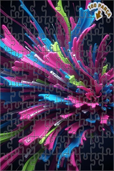 Teona Ahşap لغز خشبي بإطار مزدوج الطبقات بمظهر الزيت الألوان يحاكي الألوان ال...