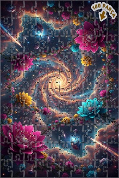 Teona Ahşap لغز خشبي بإطار مزدوج الطبقات بمظهر لوحة زيتية لحديقة الزهور الفلك...