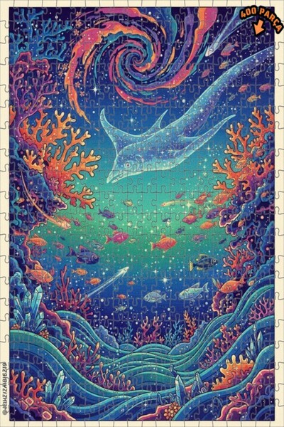 Teona Ahşap لوحة زيتية لوحية لوحية لوحية لشخصية وحش المحيط الكوني 400 قطعة 35x35