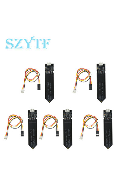 Choice4 5pcs 1-10PCS Capacitive Soil Moisture Sensor Module Wide Voltage 3.3V...