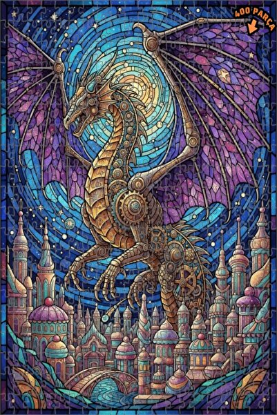 Teona Ahşap لغز خشبي مؤطر من طبقتين بتصميم فني فسيفسائي للمدينة التي يسْمَى ب...