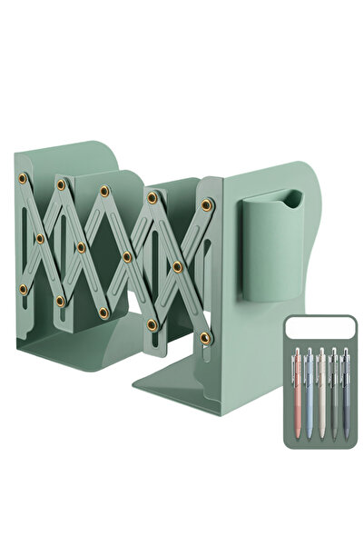 Inco Expandable Book Stand, Magazines, Video Games, Metal, INCO®, with Pen Co...