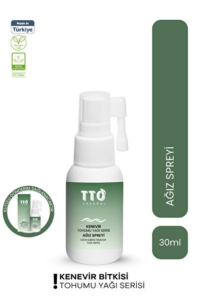TTO Termal Kenevir Bitkisi Tohumu Yağı Ağız Spreyi 30ml – Lansman Fiyatı