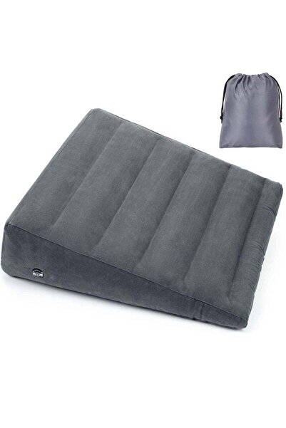 Arabest Inflatable Wedge Pillow for Sleeping, Portable Travel Wedge Pillow fo...
