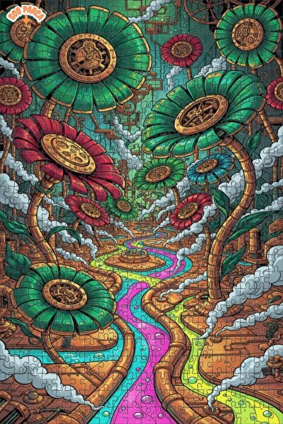 Teona Ahşap لغز خشبي بإطار مزدوج الطبقات من سلسلة فلورساتس ستيم فيريستيك، 500...