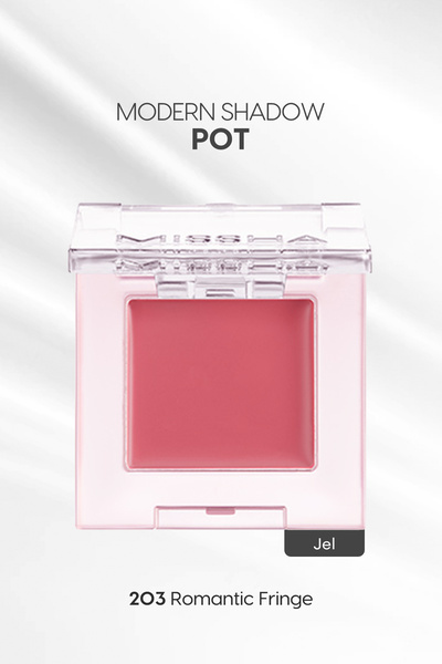 Missha Parlak Jel Dokulu Tekli Göz Farı Modern Pot (203 Romantic Fringe)