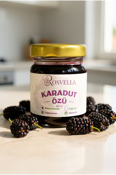 Rosvella Karadut Özü 40 ml – Antioksidan, ve Enerji Verici Doğal Meyve Özü