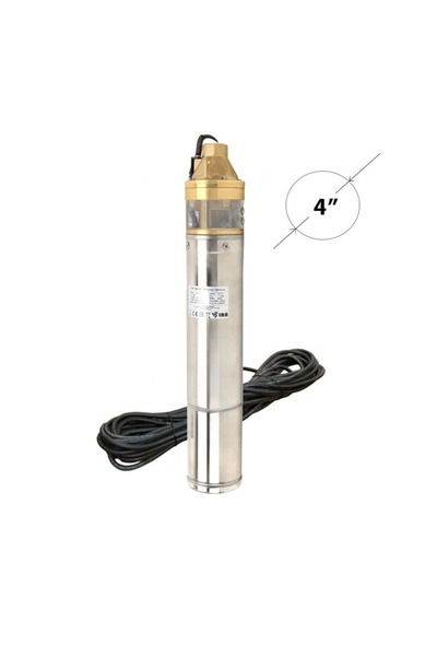 İbo 4 SKM 150 Submersible Pump with 15m Cable – 45 l/min, 60 m, 1.1 kW, Stain...