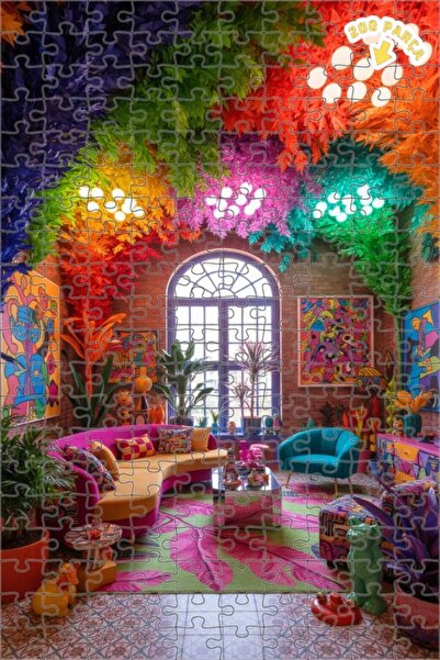 Teona Ahşap لغز خشبي ذو طبقتين من سكاي رينبو يونيفرسال 200 قطعة 25x35