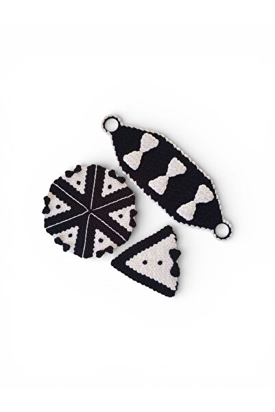 KÖKLİFE El örgüsü damat bohçası üçlü banyo lifi