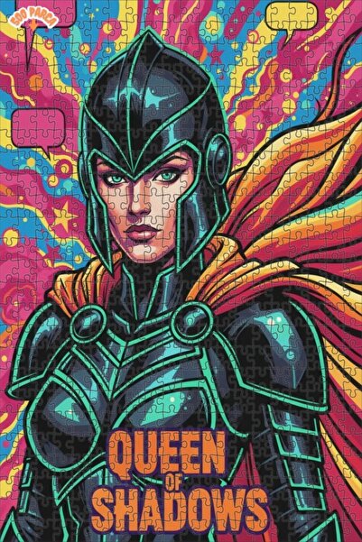 Teona Ahşap لوحة زيتية بتصميم الملكة الأسوداء، لغز خشبي مؤطر بطبقتين، 500 قطع...