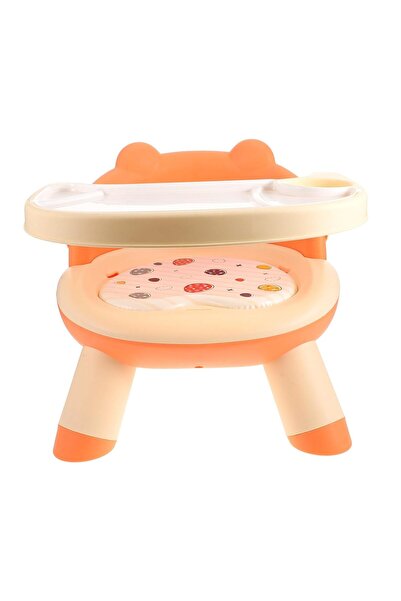 Arabest كرسي طعام كرتوني محمول مع صينية، مقعد متعدد الوظائف لتناول الطعام في ...