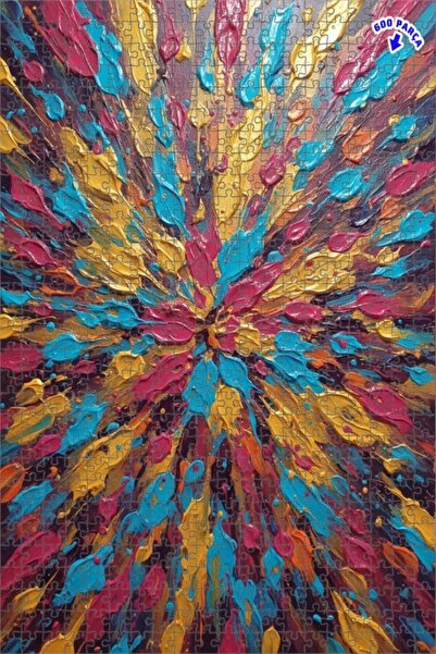 Teona Ahşap لوحة خشبية مؤطرة بطبقتين ذات مظهر عصري من مجموعة Energetic Color ...