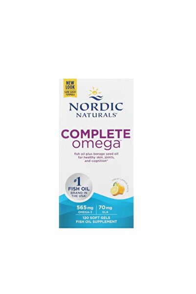 Nordic Naturals Omega complet 565mg Lămâie 120 capsule moi -