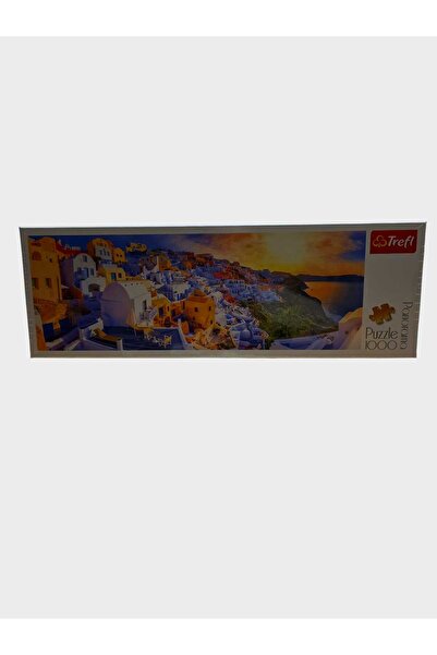 NoNameStore7 Puzzle Trefl Premium Plus, Sunset in Santorini, Greece, 1000 Piese