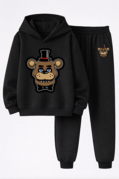 MAGORS FNAF FIVE NIGHTS AT FREDDY'S BASKILI 3 İPLİK KALİTE SWEATSHIRT VE EŞOF...