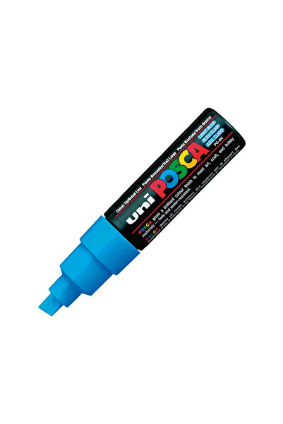 POSCA UNI PC-8K Posca marker, 8.0 mm, beveled tip, Light blue