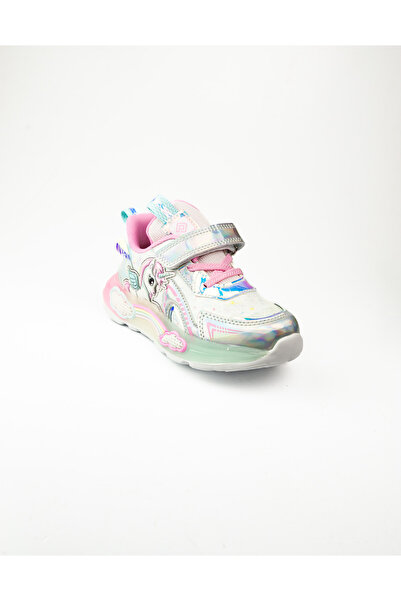 pepino 1986 حذاء رياضي مضيء باللون الفضي للفتيات