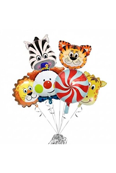 parti show Sirk Teması Folyo Balon Set
