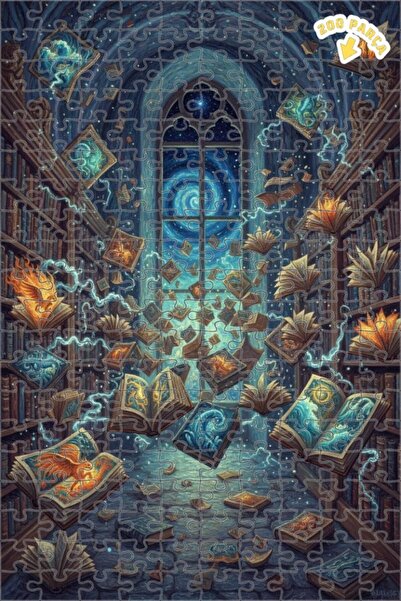 Teona Ahşap لغز خشبي فني على شكل لوحة زيتية من مكتبة ماجيك 200 قطعة 25x35