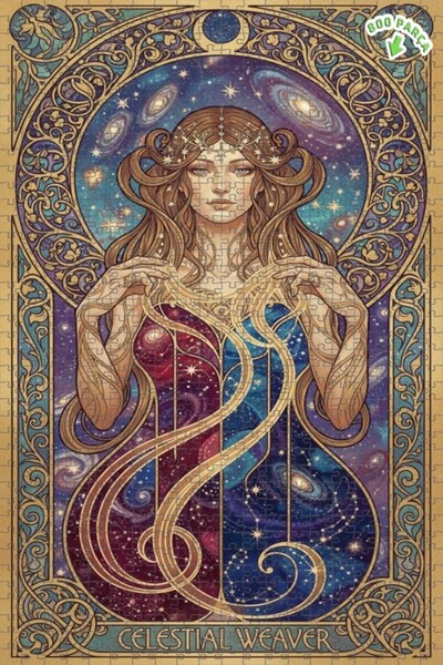 Teona Ahşap لغز خشبي مؤطر ذو طبقتين من شركة كوزميك دوكماسر آرت، 800 قطعة، 70x...