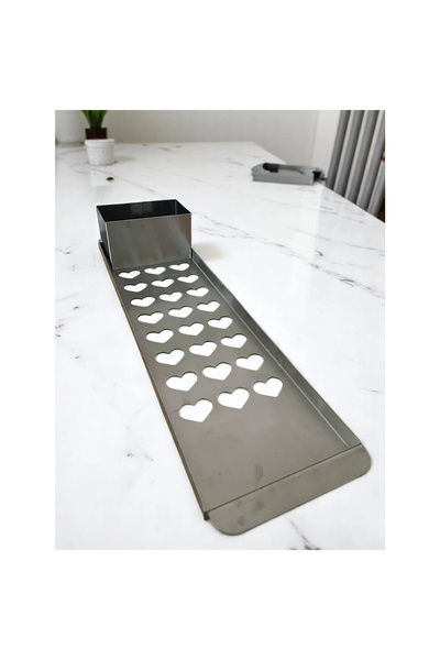 KARADAĞ METAL Japanese Heart Pattern |   Japanese Cookie Mold - Stainless Ste...