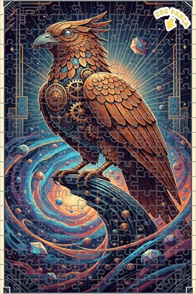 Teona Ahşap لغز خشبي مؤطر ذو طابقين من ميكانيكال وينجز آرت، 200 قطعة، 25x35