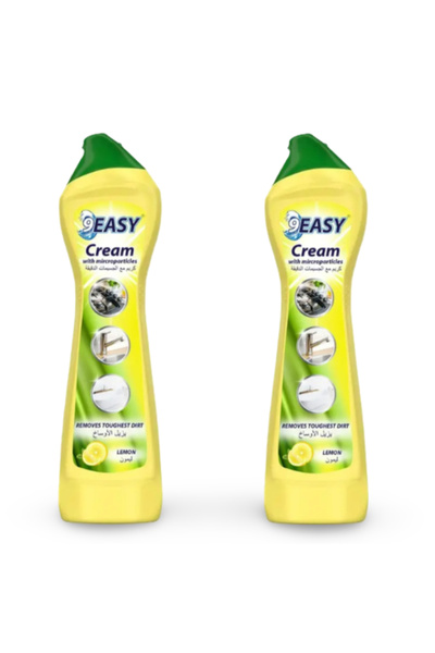 9 Easy Lemon Cleaning Cream With Microparticles For Toughest Dirt Removal- 2X...