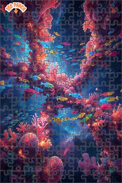 Teona Ahşap لغز خشبي رائع بإطار مزدوج الطبقات بمظهر لوحة زيتية يشبه حلم الغوا...