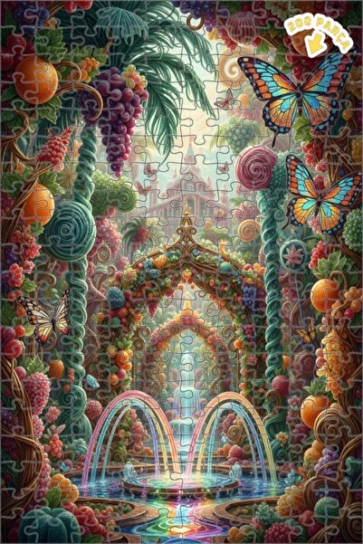 Teona Ahşap لغز خشبي ملون ذو طبقتين بإطار من خشب بلوينج وودز، 200 قطعة، مقاس ...