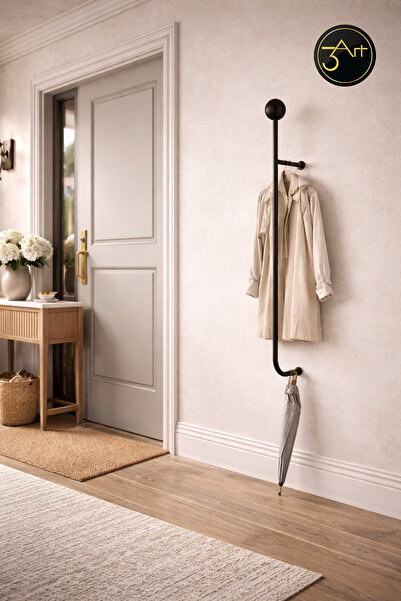 3art Metal Modern Duvar Askılığı – Minimal Tasarım Portmanto Askı | Antre, Ya...