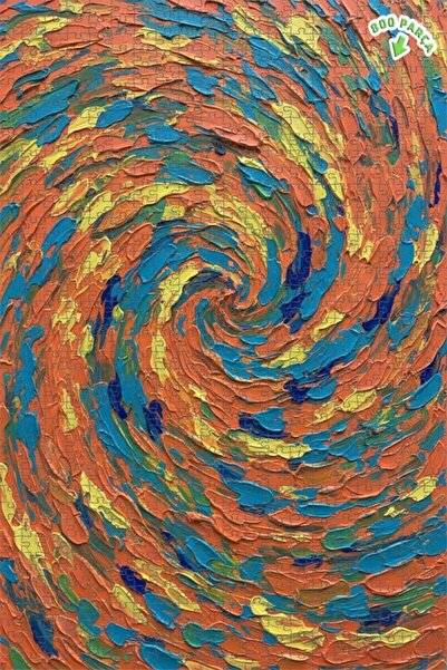 Teona Ahşap لغز خشبي بتصميم ديناميكي حلزوني بمظهر الزيت، لغز خشبي بإطار مزدوج...