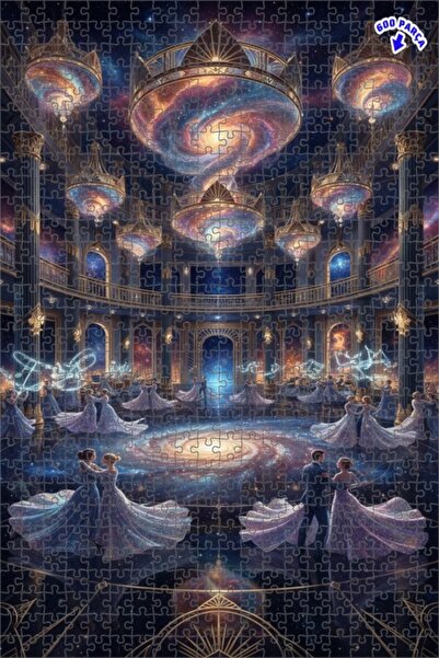 Teona Ahşap لغز خشبي بإطار مزدوج الطبقات من جالاكتيك بولو سالون 600 قطعة 50x35