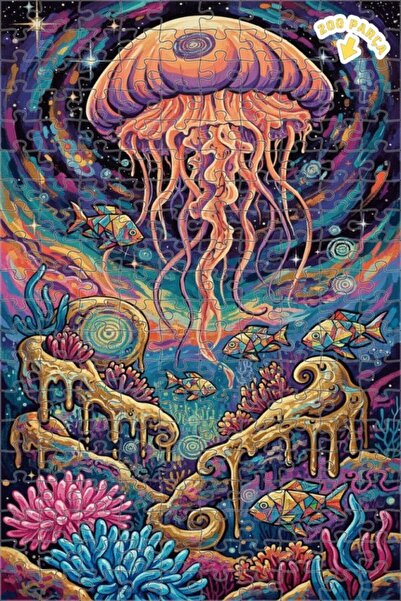 Teona Ahşap لغز خشبي رائع بإطار مزدوج الطبقات من سلسلة ألوان تحت البحر، 200 ق...