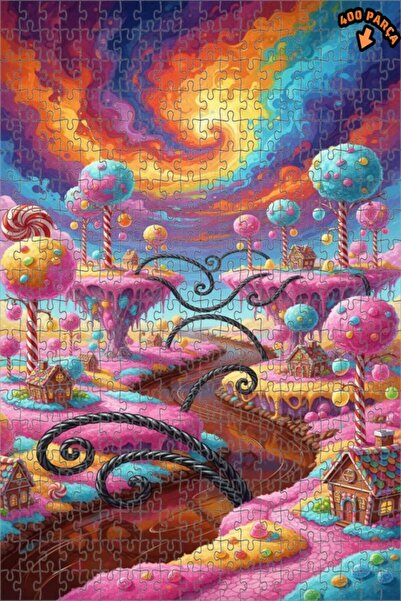 Teona Ahşap لغز خشبي مؤطر بطبقتين بتصميم مشهد مائي من سكر فاوندري، 400 قطعة، ...