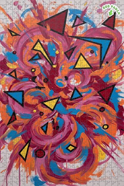 Teona Ahşap ألغاز خشبية ذات طبقات مزدوجة بإطار، بتصميمات هندسية ديناميكية وتأ...