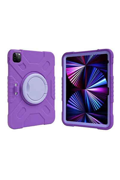 UnDePlus iPad Mini 7 (A17 Pro) Mini 6 Case with Strap Silicone Handle Ring Am...