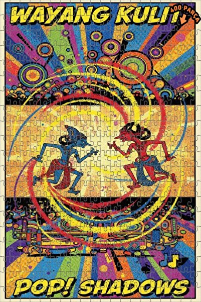 Teona Ahşap لغز خشبي مؤطر ذو طبقتين بتصميم فن البوب من ويانغ كوليت، 400 قطعة،...