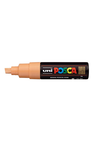 POSCA POSCA UNI PC-8K Marker, 8.0 mm, beveled tip, Light Orange
