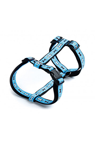 Rinaldo Franco spa Ham pentru câini din nailon - Decor os - M - Albastru