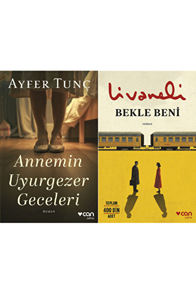 Can Yayınları ANNEMİN UYURGEZER GECELERİ + BEKLE BENİ 2 Kitap Set