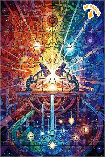 Teona Ahşap لغز خشبي ذو طبقتين بتصميم سيمفونية الإنشاءات مع إطلالة على الزجاج...